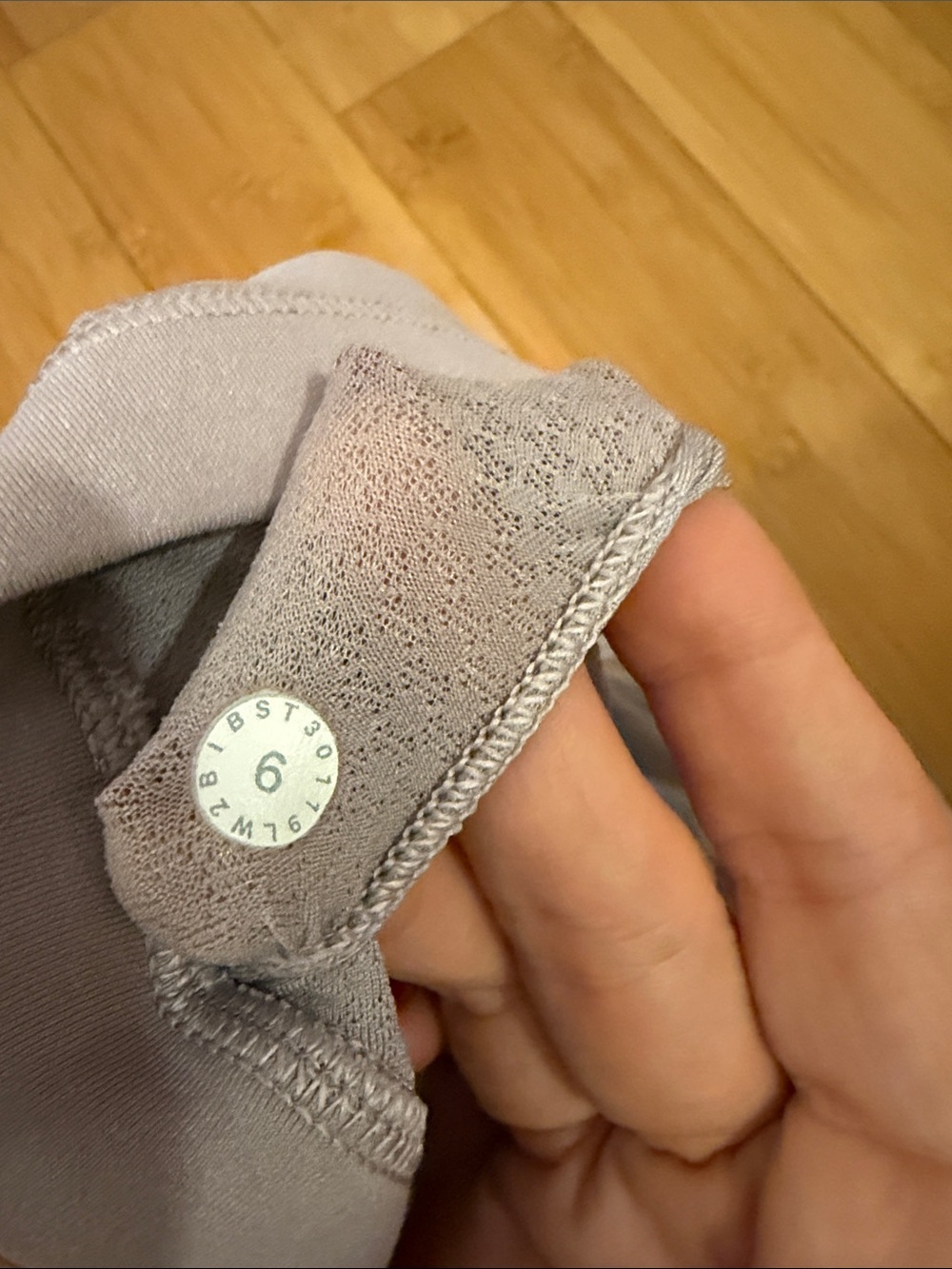lululemon athletica High-Neck Sports Bra in Pale Lavender - Picture 3 of 3